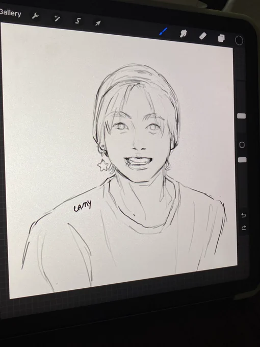 i missed drawing cute kook 😭 