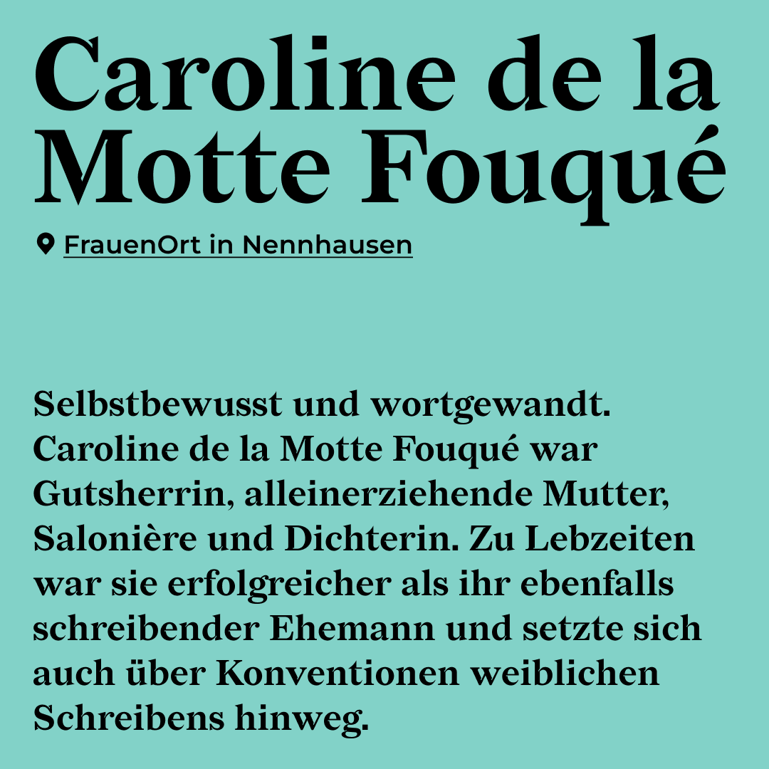FPR_Brandenburg's tweet photo. #FrauenOrteFreitag: Caroline de la Motte Fouqué war bereits vor 250 Jahren alleinerziehend und erfolgreich schriftstellerisch tätig. Mehr zu Caroline unter: https://t.co/4hyWV9Ixqv https://t.co/lj2mTLhm7o