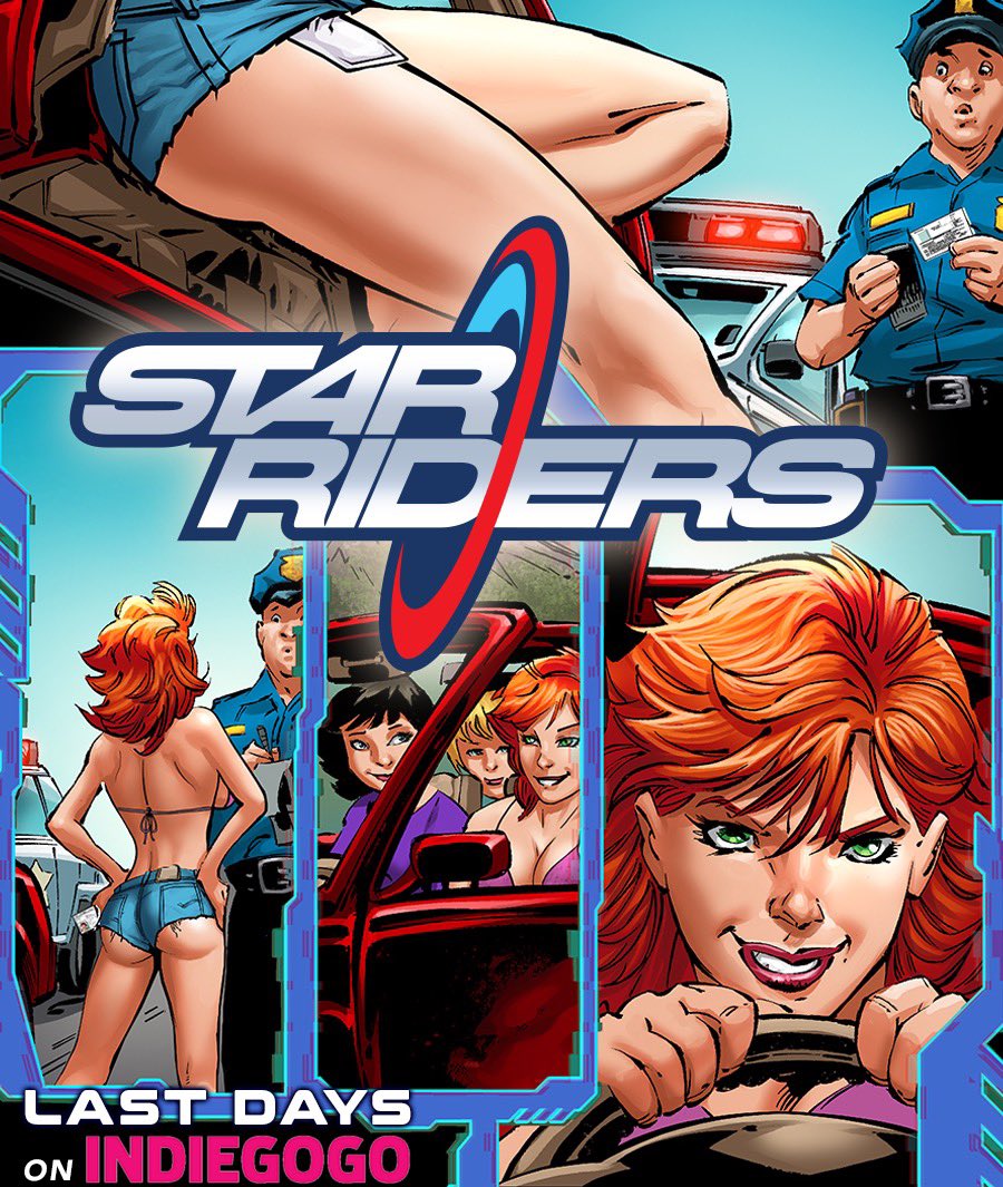 LAST DAYS! Star Riders would love your support! 🚀 #comics #newcomics #anime #hot @TonyBedard @RobhunterArt @elonmusk IGG.me/at/StarRiders