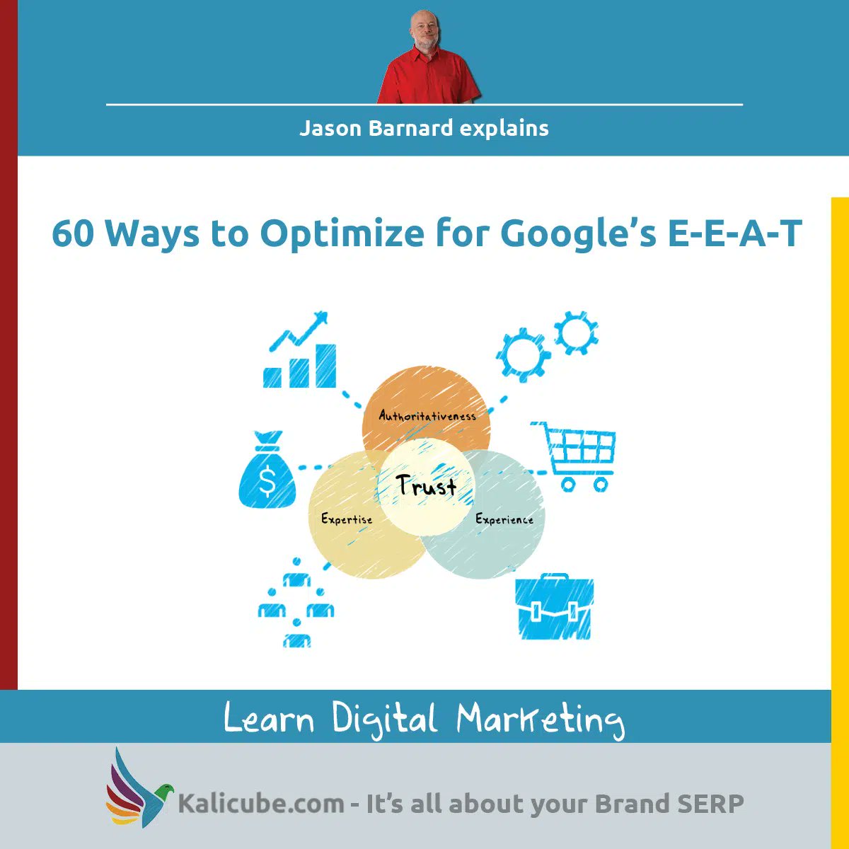 Are you having trouble improving your website for #Google's E-A-T?

Here’s an awesome read from @jasonmbarnard about the 60 simple tips & strategies you can implement to boost your E-E-A-T in #Googlealgorithms.

Read now!
kalicube.com/learning-space…

#SEO #EEAT #Google #KalicubePro