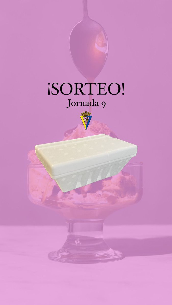 dplocia4_'s tweet photo. 🍦SORTEO DE UNA TARRINA DE MEDIO LITRO🍦

Sorteamos una tarrina de 1/2L entre los participantes que acierten quien será el jugador de Cádiz CF que marque en el próximo partido. Si marca más de un jugador se contará el último,si ningún jugador marca, del portero.

Pon tu jugador! https://t.co/lLM9DYvrbD