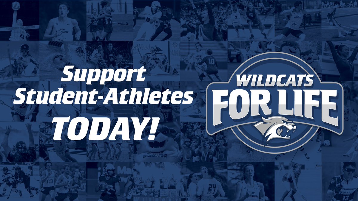 Help UNH student-athletes become Wildcats for Life!

Learn More ➡️ unh.me/46eZUdI

#BeTheRoar