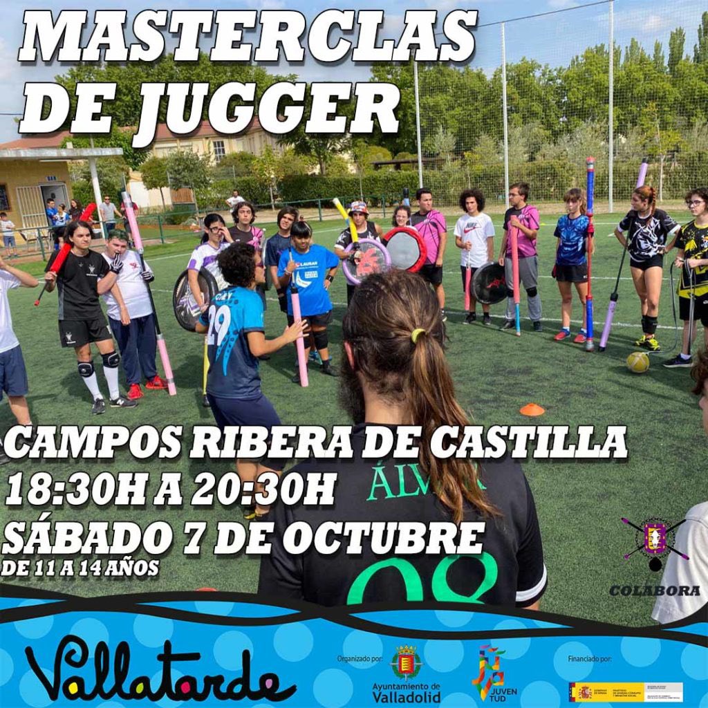 VallanoChe (@vallanoche) on Twitter photo Apúntate a la masterclass de Jugger⛹️ en los campos de La Ribera de Castilla🏟️ con <a href="/juggerpucela/">Jugger Pucela</a>
-18:30-20:30 Vallatarde (11 a 14 años)
-20:30-22:30 VallanoChe (14 a 30 años)
Inscríbete en VallanoChe.es
<a href="/AyuntamientoVLL/">Ayto. de Valladolid</a> <a href="/carolinadbp/">Carolina del Bosque</a> Apúntate a la masterclass de Jugger⛹️ en los campos de La Ribera de Castilla🏟️ con <a href="/juggerpucela/">Jugger Pucela</a>
-18:30-20:30 Vallatarde (11 a 14 años)
-20:30-22:30 VallanoChe (14 a 30 años)
Inscríbete en VallanoChe.es
<a href="/AyuntamientoVLL/">Ayto. de Valladolid</a> <a href="/carolinadbp/">Carolina del Bosque</a>