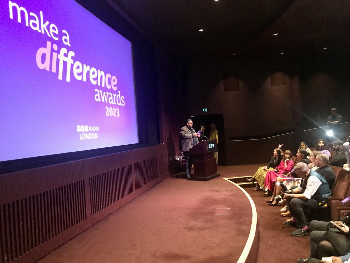 BBCRadioLondon's tweet image. We’re celebrating the Londoners who are making a difference today at the Make A Difference Awards at the Tate Modern. Good luck everyone!