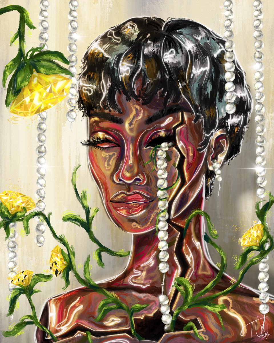 NengusArts's tweet image. I’m Nengi from Nigeria, and this is my art 💛