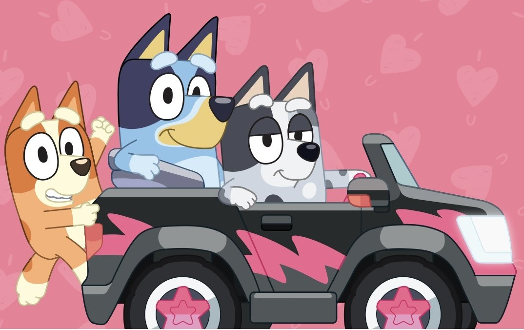 —Bluey, Bingo y Muffin. Siempre juntas...😘😘 <a href="/chilliheell/">chilli heeler</a>