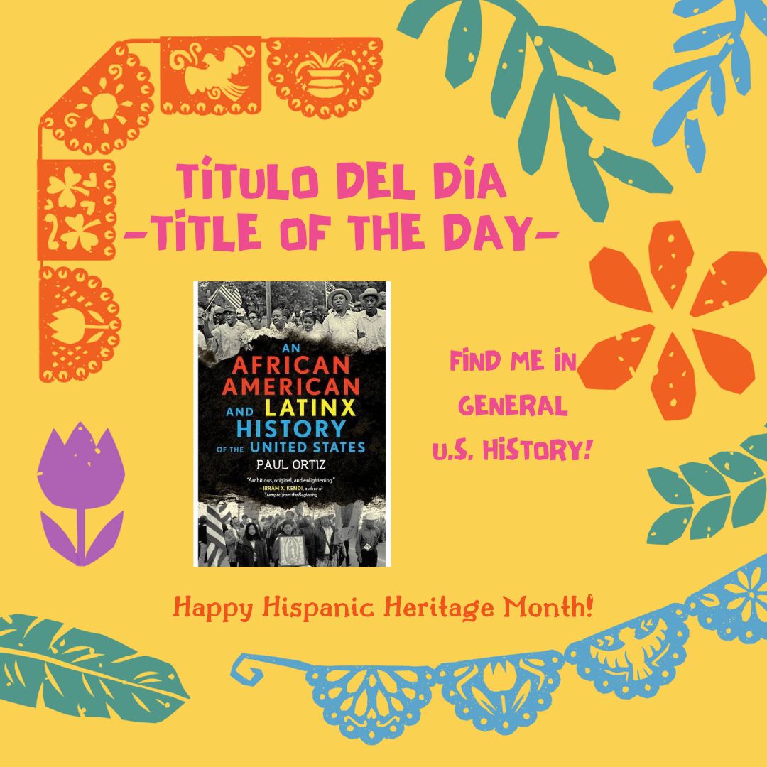 Did you know some non-fiction titles can be challenged/banned? This one, written by Paul Ortiz, is on our shelves waiting for the right reader!
#bannedbooksweek #hispanicheritagemonth #nextgreatread