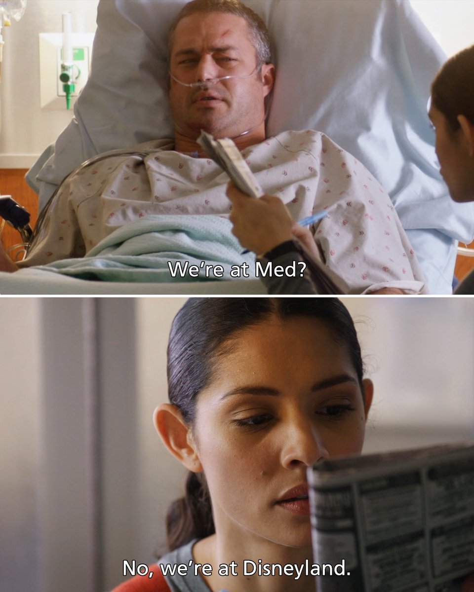 WolfEnt's tweet photo. We live for the sass 😏 #ChicagoFire https://t.co/9ZWQAi7ffj