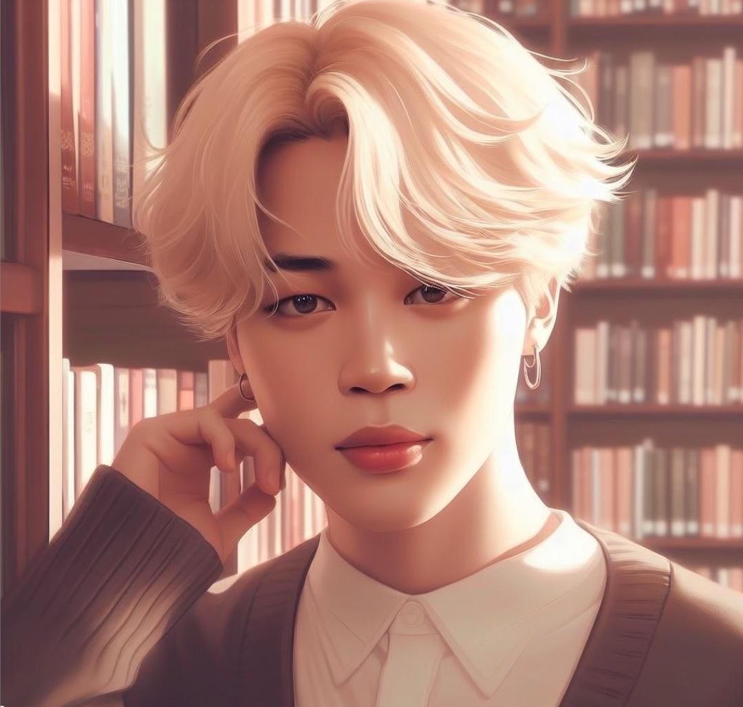 oh.. até que fiquei um loirinho bonito com essa tal de "IA". ☝🏻📔