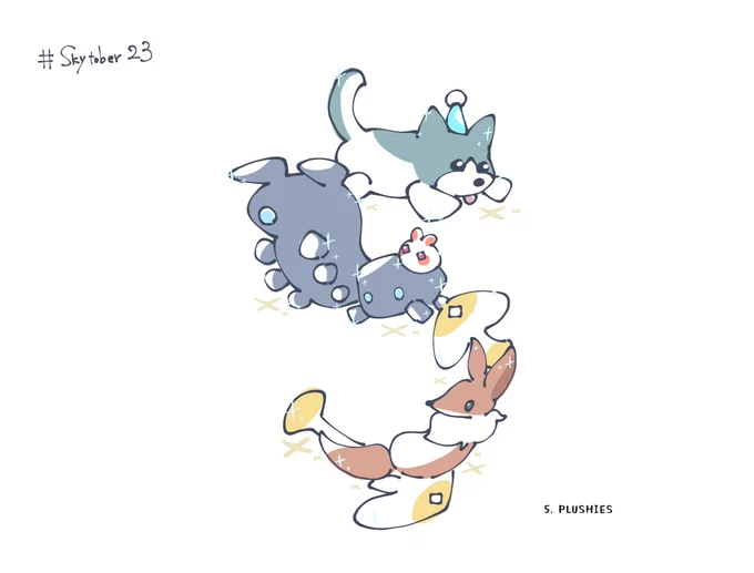5. ぬいぐるみ #Skytober23 