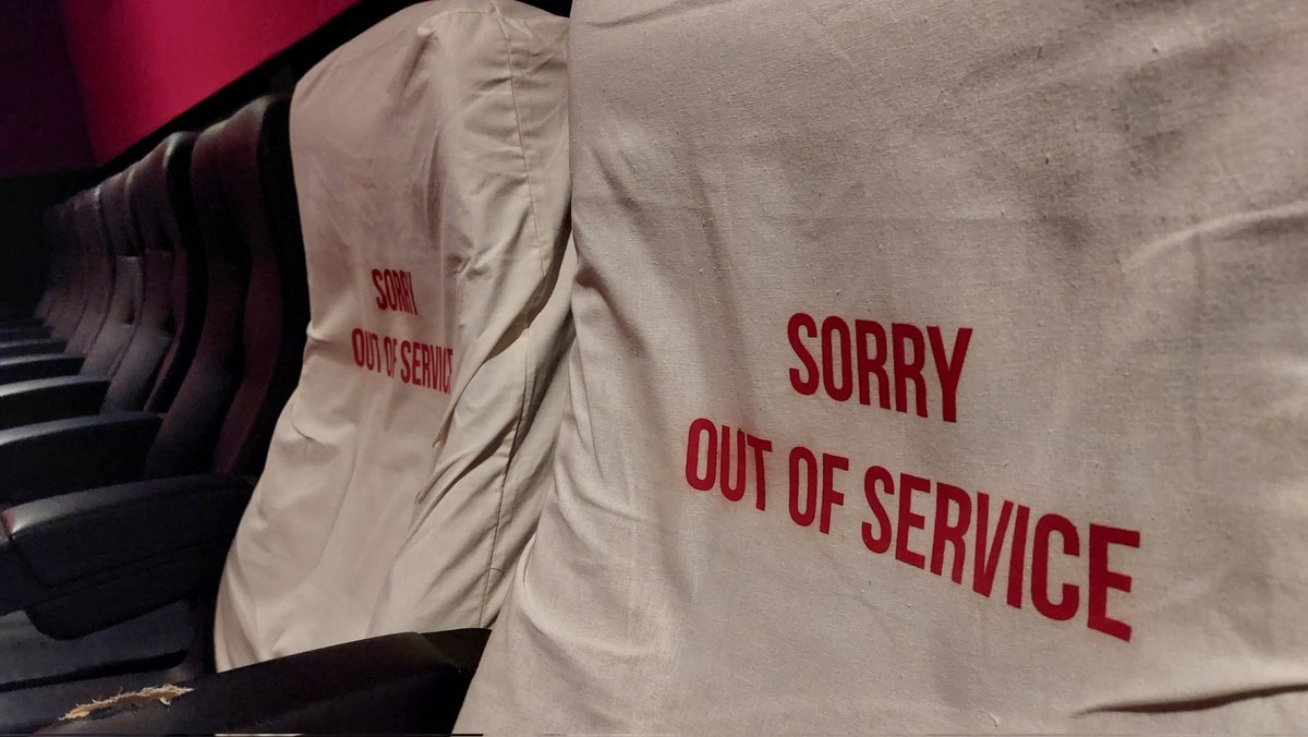 fleMitchfilm's tweet photo. What do you mean you're out of service? It's a seat. Will it fucking push you off if you sit on it?
#TheStateofThings https://t.co/X3Jn4uJf4Y