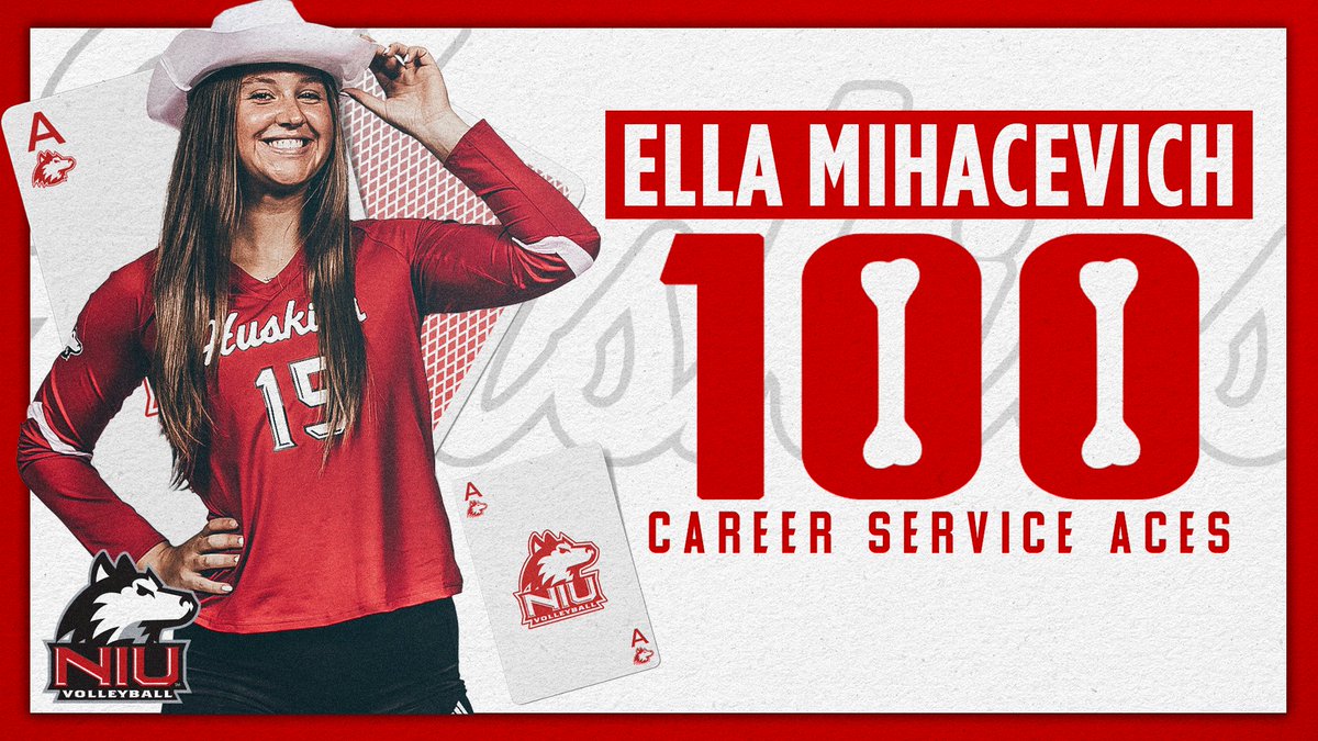 This past weekend Ella Mihacevich hit her 100th career service ace vs Miami!
#onamission