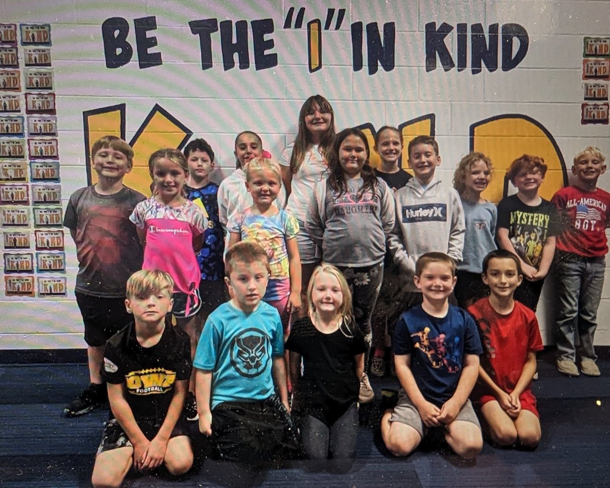 Kindness matters.  September's Be the "I" in Kind students.  #BeShenandoah