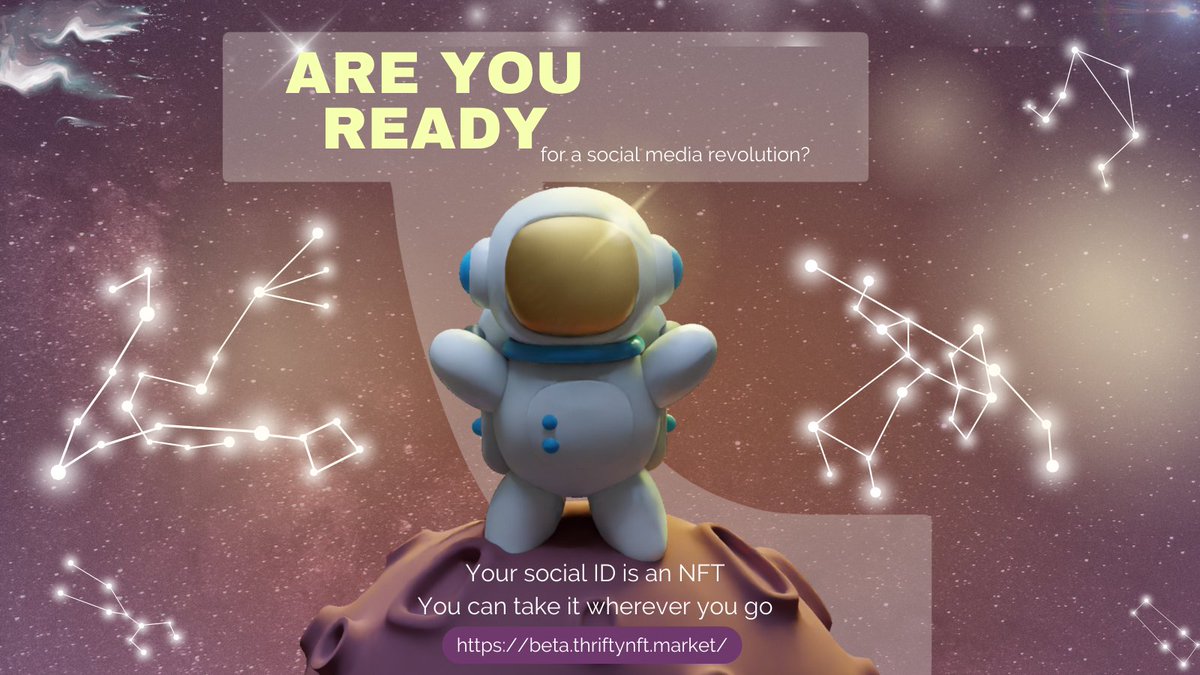 🫧 Thrifty Social Update:

🚀In Thrifty platform Your Social ID is an independent NFT, and you can take this NFT wherever you go. 

🚀Cross chain portability is coming soon..

🔄RT and Tag your friends.

#Thrifty #ThriftySocial #Web3Social
