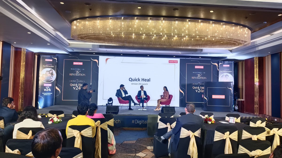 quickheal's tweet photo. As @sanjaykatkar and @VishalSalvi dive deep into the alarming reality of our interconnected world, the question is - are digital users caught in the middle of a #CyberPandemic? - let's start a conversation!
@Seqrite #CyberSecurityChat #DigitalSafety #StayConnected #v24 https://t.co/aB6jHghUMP