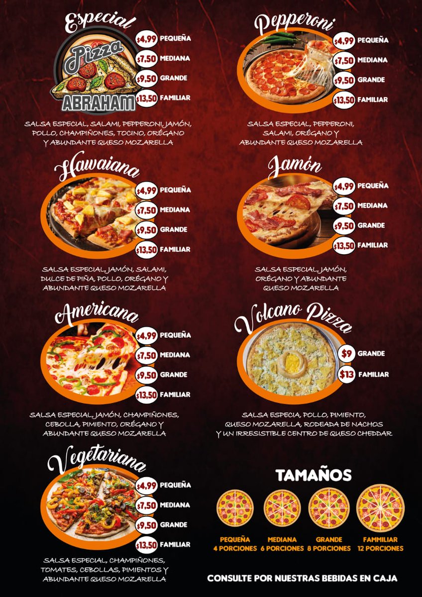 FAzuay2's tweet photo. INVITAMOS que visiten PIZZERÍA ABRAHAM, un emprendimiento de varios Compañeros Trabajadores en sus 2 LOCALES.
Direcciones: 
1.- Frente al Colegio Borja en la Av. Ricardo Duran y Salvador J Fernandez
2.-General Escandon frente al Campus de la Universidad de Cuenca Balzay
♥️👀👇 https://t.co/11fJVe6yqo