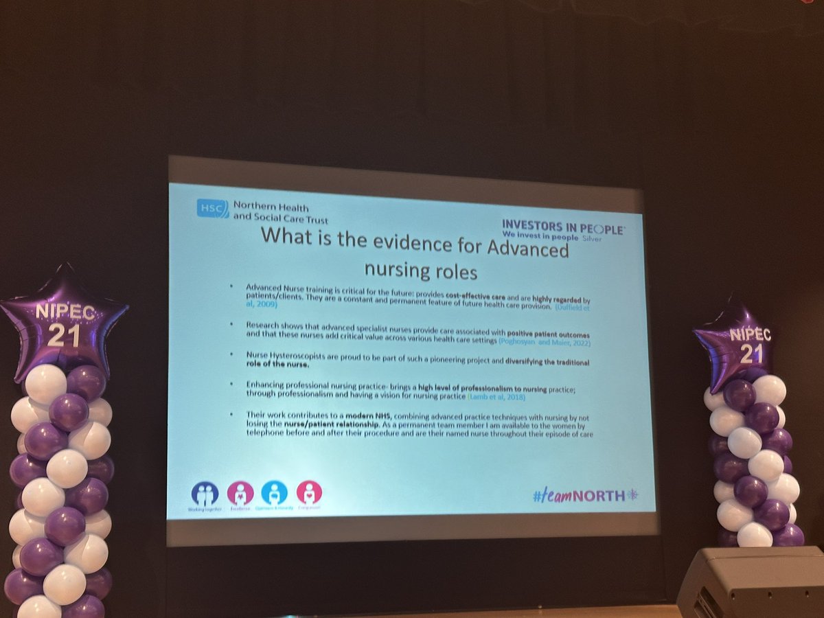 NIPEC_online's tweet photo. Delighted to welcome @RCN_NI 2023 Nurse of the Year - Vicky Burns. Providing us with a fascinating insight into the role of the Nurse Hysteroscopist! #advancenursing #nurses #NIPEC23 https://t.co/doQNGoSq3M