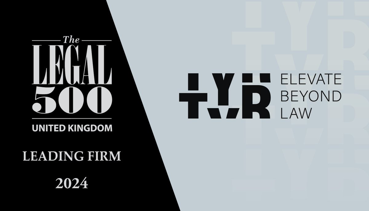 Tyr (@tyrlawyers) on Twitter photo We're thrilled to have 9 departments ranked in the <a href="/theLegal500/">The Legal 500</a>. Alistair McHenry is recognised as a Next Gen Partner. Alistair Kennedy, Lyn Dario & Chris Blantern have once again been ranked and 12 of our solicitors are recommended.
Another fantastic year for Tyr.
#Legal500 We're thrilled to have 9 departments ranked in the <a href="/theLegal500/">The Legal 500</a>. Alistair McHenry is recognised as a Next Gen Partner. Alistair Kennedy, Lyn Dario & Chris Blantern have once again been ranked and 12 of our solicitors are recommended.
Another fantastic year for Tyr.
#Legal500