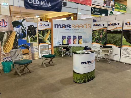 We’re having a great day at <a href="/BathandWest/">Royal Bath and West</a> #dairyshow 

Great to see so many people attending and good to hear positive feedback on maize yields and quality this year. 🌽🌽🌽

#farminguk #farming