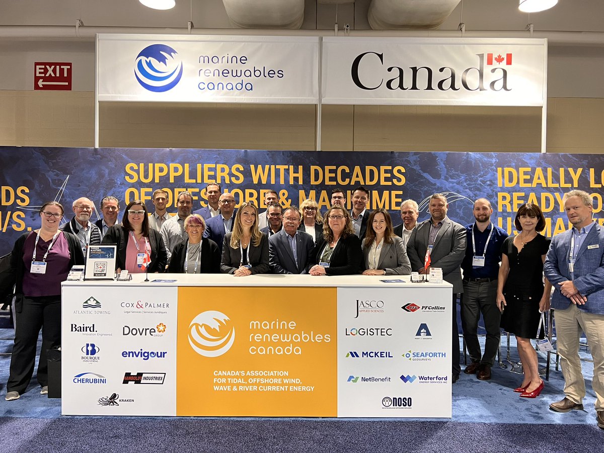 Canadian_MRE's tweet photo. 🇨🇦 Canada is well represented at #ACPOffshore2023!

Come see us at #Booth619 to learn more about Canada’s #OffshoreWind scene what Canadian companies are doing to support the US market. https://t.co/WY4hoHyYzc