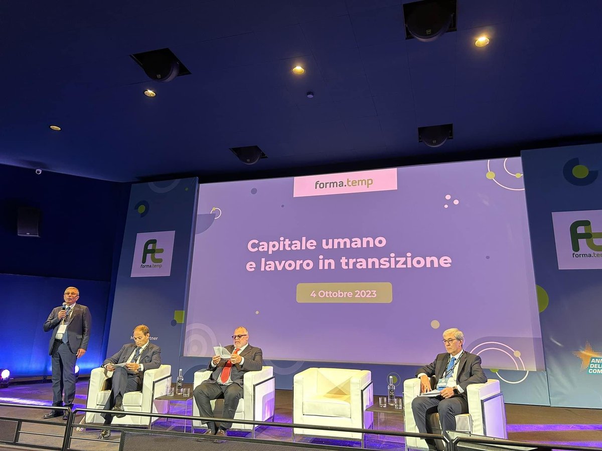 UilTemp's tweet photo. 🌀Capitale umano e lavoro in transizione. Una due giorni di confronto politico e accademico su quale formazione erogare, innovando il settore della somministrazione, per favorire l’occupabilità e dare alle persone la possibilità di scegliere. 
#lavoroquale #uiltemp #formatemp https://t.co/G0B3XjlF5g