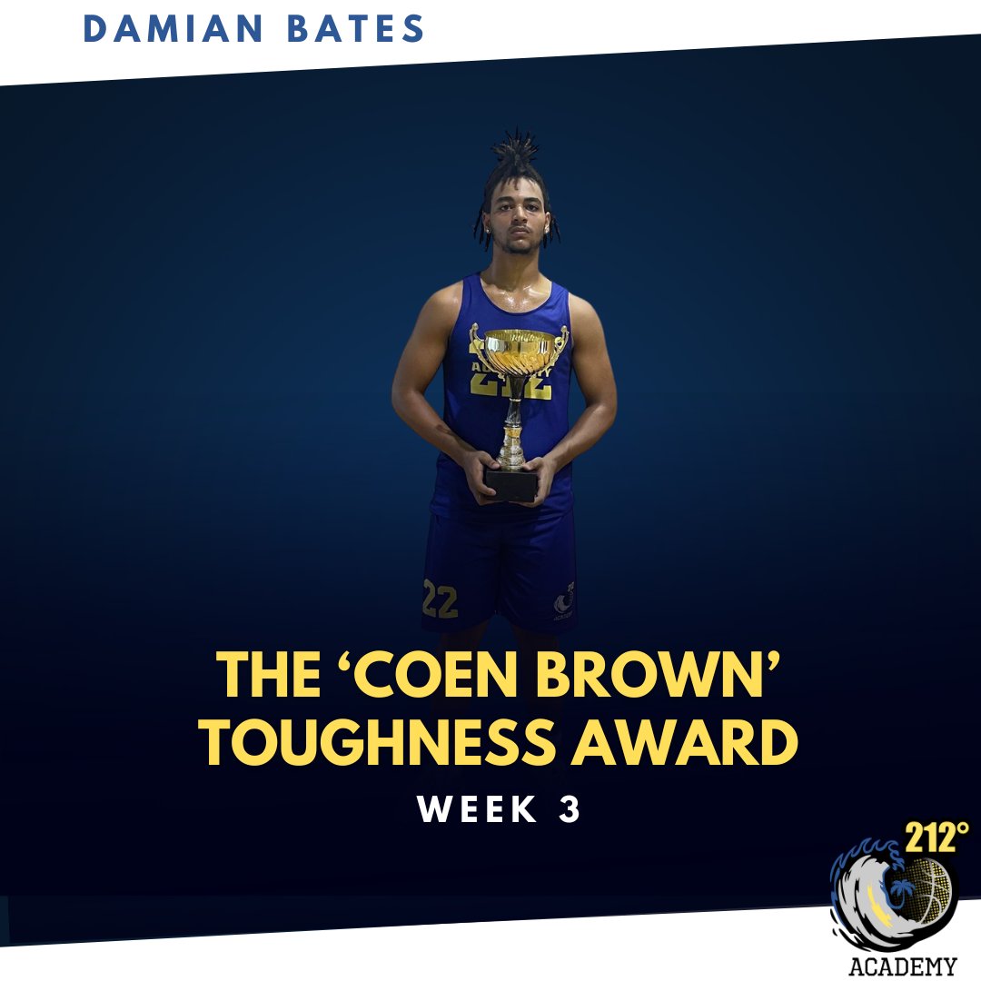 The Week 3 winner for The 'Coen Brown' Toughness Award is 6’3 Damian Bates (@DamianxBates) from Port Charlotte, Florida Continue to #BeTheSteam!