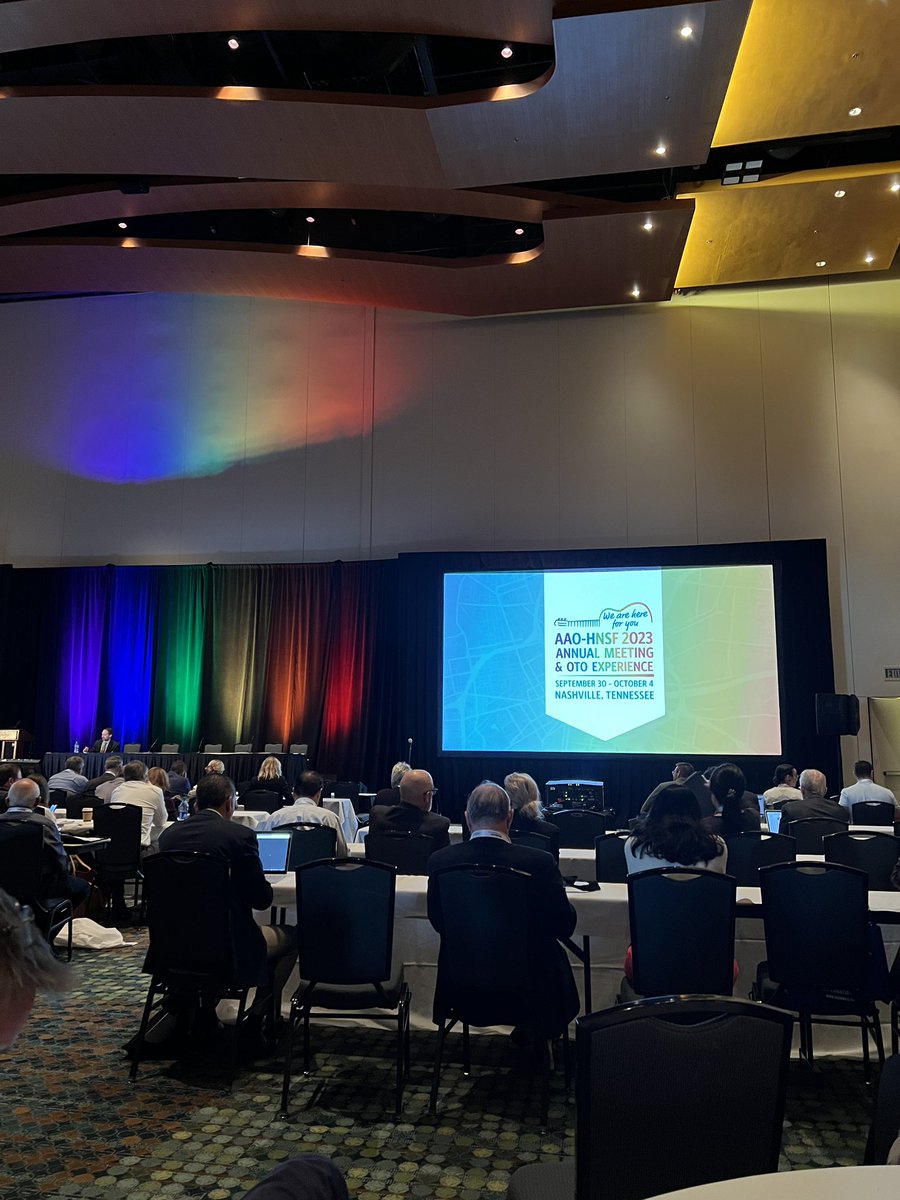 Loving all the talks and exhibits <a href="/AAOHNS/">AmAcadOtolaryngology</a>. Shame the exhibit hall closed early but have learnt a lot and loved visiting Nashville
