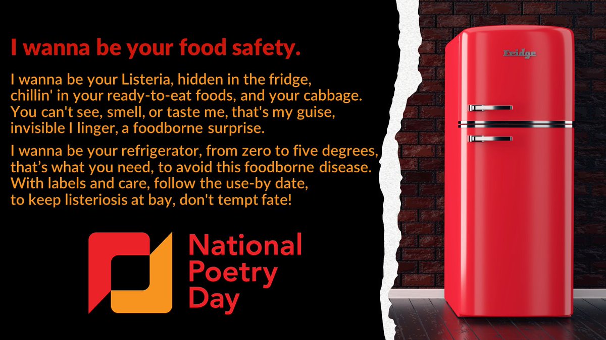 Research_Ellen's tweet photo. Yesterday I promised a #foodsafety related poem in the style of Dr John Cooper Clarke @official_jcc to mark #NationalPoetryDay, so what do you think @CCfunkandsoul? https://t.co/NFHklMWIiZ