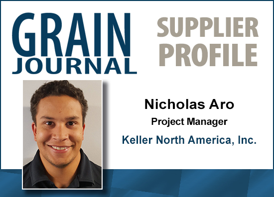 GrainFeedEquip's tweet photo. Nicholas Aro, Project Manager, KELLER, has been with the company for eight years. He enjoys hiking, camping, and boating. Read his Grain Journal Supplier Profile here → https://t.co/23v2i2rnnN https://t.co/gfTs042rpJ