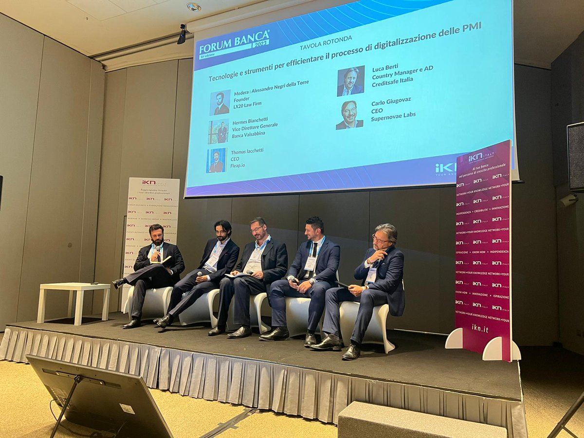 #SupernovaeLabs #ForumBanca #banking #innovation #SME #PMI #startup #finance #Milano