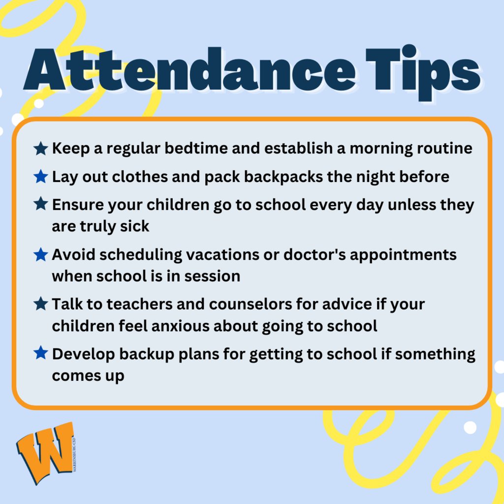 Attendance can be a good indicator of performance for the school year. Read these tips from Elementary School Principal, Keith LaLone, to help your student get to school without struggle.