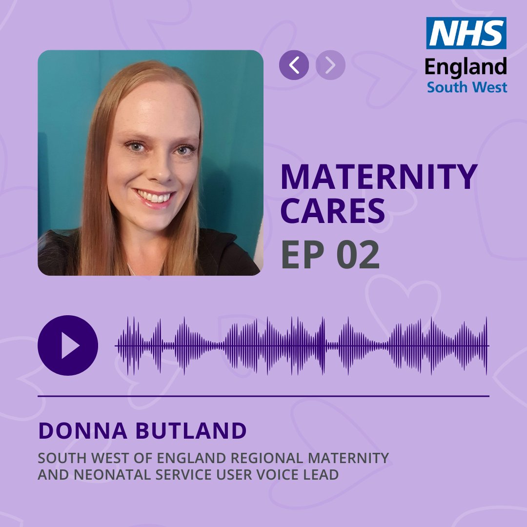 NHSSW's tweet photo. In our second #maternitycares podcast Regional Lead Midwife for Midwifery Continuity of Carer Nicola Nelson chats with Donna Butland, the South West of England Regional Maternity and Neonatal Service User Voice Lead. @SomersetMVP
🎧 https://t.co/L2ynFW41ZE https://t.co/eiJzJhQKwL