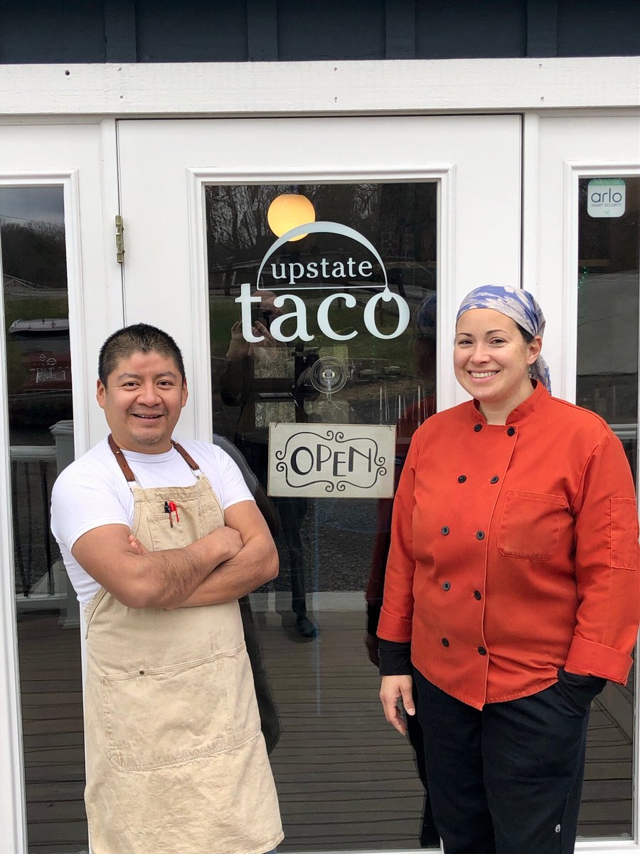 SBDC Clients Sasha &amp; Mauricio's shared love for food &amp; family brought them to Stone Ridge, NY, where they were inspired to open Upstate Taco after a memorable trip to Mexico—a testament to the beauty of traditions &amp; the universal language of delicious food. #NationalTacoDay #HHM