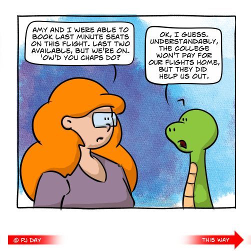 FlattBear's tweet photo. Close to It #flattbear #comics #comicstrip #firstclass https://t.co/2nCPRFFCW7