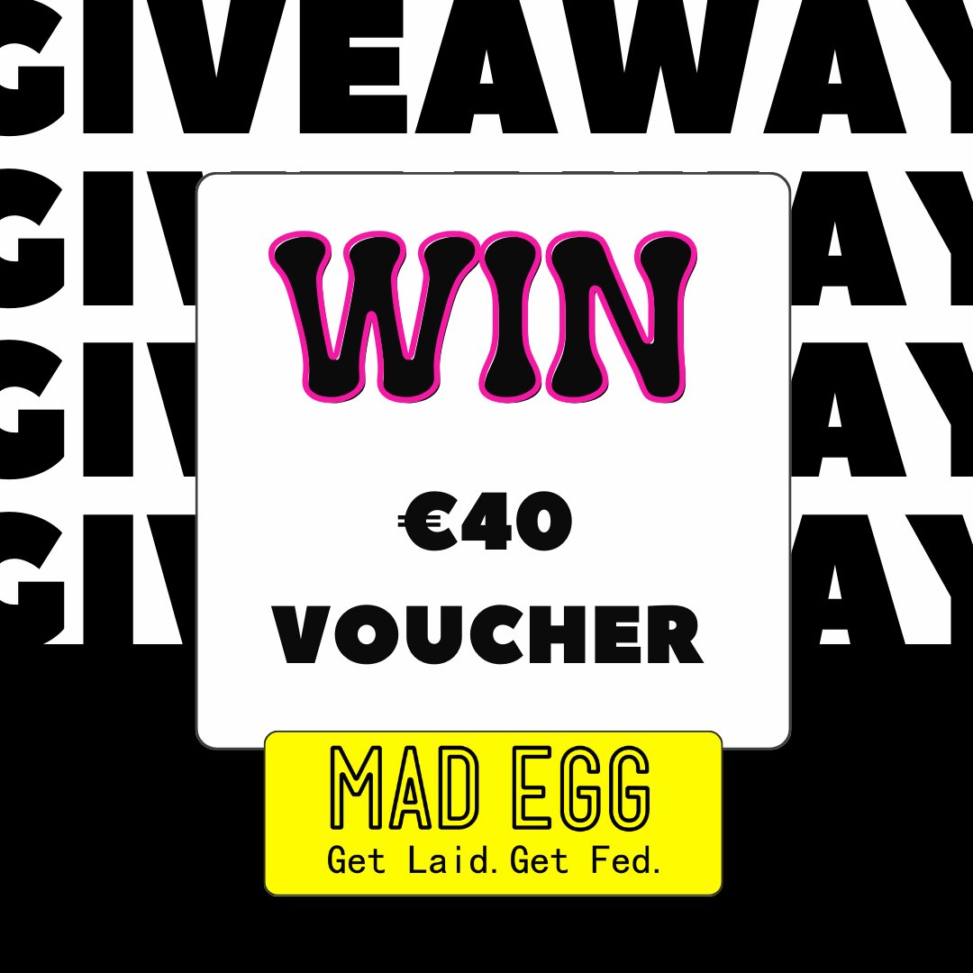 madeggdublin's tweet photo. 🔥 Weekly Giveaway  🔥

Tag your bestie, your top G, that sound coworker, your ex, literally anyone…and one lucky winner will win a €40 Mad Egg voucher. 

🔥 You must be following us here + on TikTok
💛 Bonus entry if you RETWEET! 

#madegg #getlaidgetfed https://t.co/bbVFFIIviB