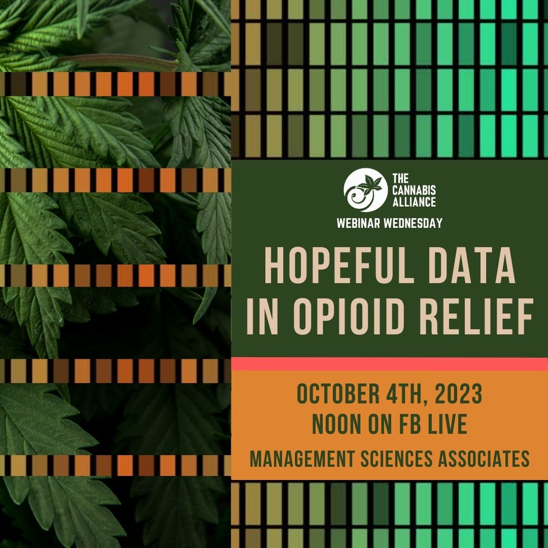 Cannabis is possibly our greatest tool in addressing the opioid crisis!  Come find out more about this compelling data!
ow.ly/t2Hc50PSaK1