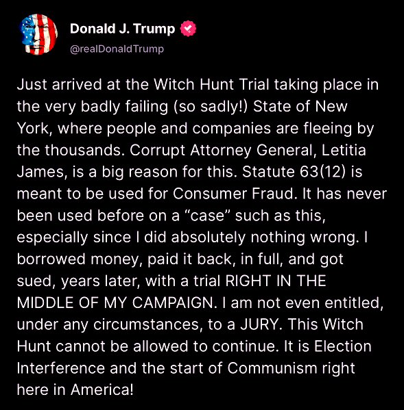 7Veritas4's tweet photo. He doesn’t have to be there but yet he is. 

Not just for the free media coverage.

He spent decades creating an artificial image of success. 

It terrifies him to watch it get exposed and wither away. https://t.co/eERr8fsVbo