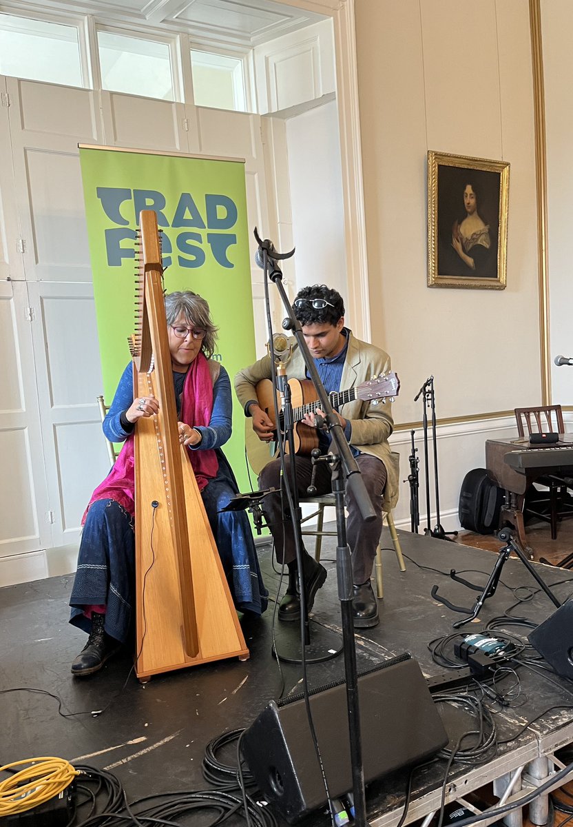 AdrianHenchy's tweet photo. A great privilege to be in the magnificent @ArdgillanCastle for the launch of @Fingalcoco Tradfest. A positive and growing collaboration between Fingal Co Co &amp; @TempleBarCo. The highlight launch was meeting &amp; listening to #StocktonsWing who will be performing at #FingalTradFest https://t.co/0Zi51cijb6
