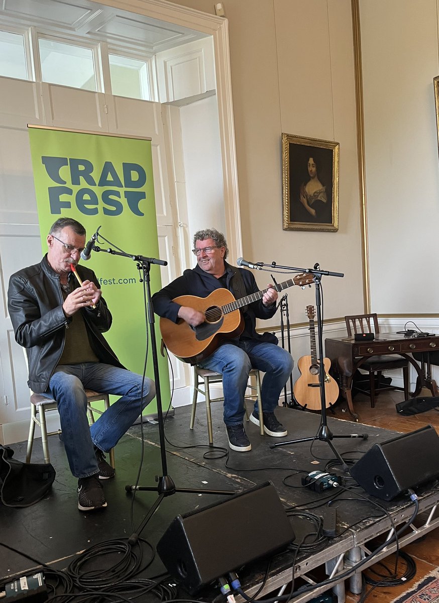 AdrianHenchy's tweet photo. A great privilege to be in the magnificent @ArdgillanCastle for the launch of @Fingalcoco Tradfest. A positive and growing collaboration between Fingal Co Co &amp; @TempleBarCo. The highlight launch was meeting &amp; listening to #StocktonsWing who will be performing at #FingalTradFest https://t.co/0Zi51cijb6