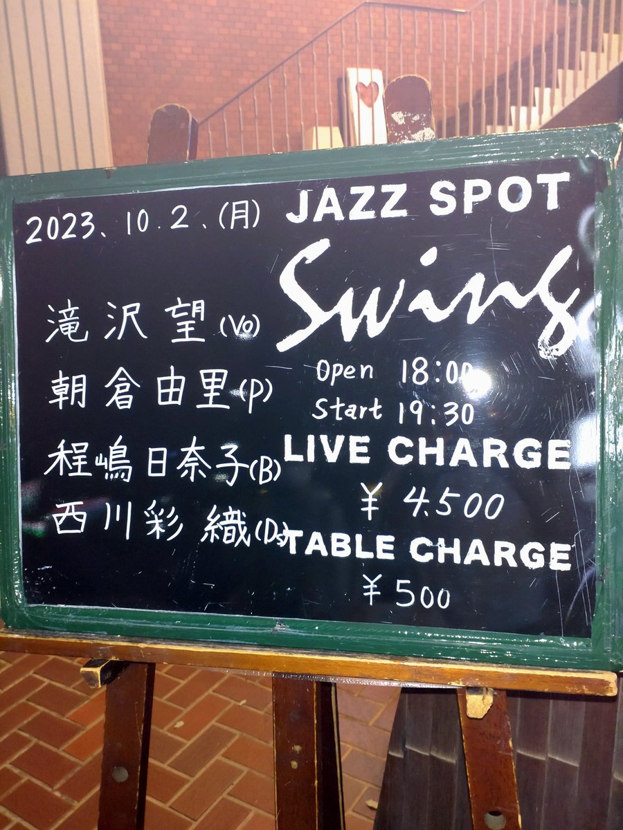 tsuyo_don's tweet photo. 10月02日名古屋Swingにて。
ようやく「西川彩織」さんのドラム演奏を聴くことが出来ました(*^^*)
数少ない知ってるJAZZ曲「スペイン」もやってくれて生で見れて良かった\(◍︎´꒳`◍︎)/🥁🥁🥁
 #西川彩織
 #JAZZ
 #Swing https://t.co/Dv7pQR4Fsn