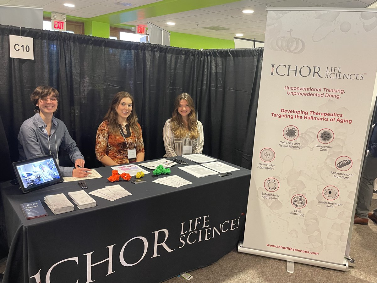 IchorNews's tweet photo. Last month, Ichor's team attended the Fall Career Fair at Clarkson University. We are excited to inspire the next generation of scientists through our longevity research.

#ichorlifesciences #unconventionalthinking #careerfair #biotech https://t.co/gtX6O3GAxc