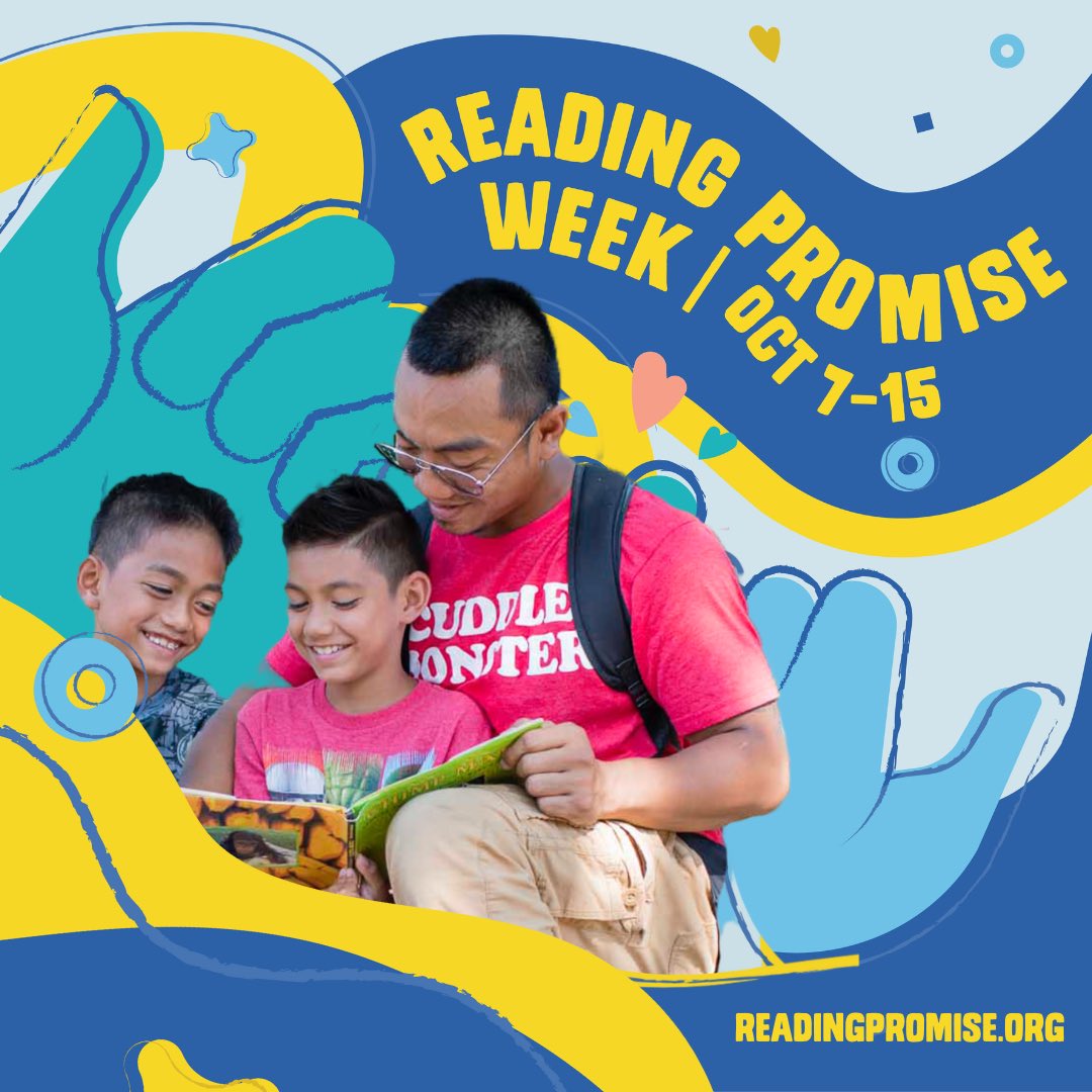 Readby4th's tweet photo. Join thousands of Philly families celebrating Reading Promise Week October 7-15. 70 literacy events citywide, 16,000 free children’s books, and loads of fun! https://t.co/aLWwVj1LZe #ReadingPromiseWeek #phled #earluliteracy https://t.co/okypwKPp2J