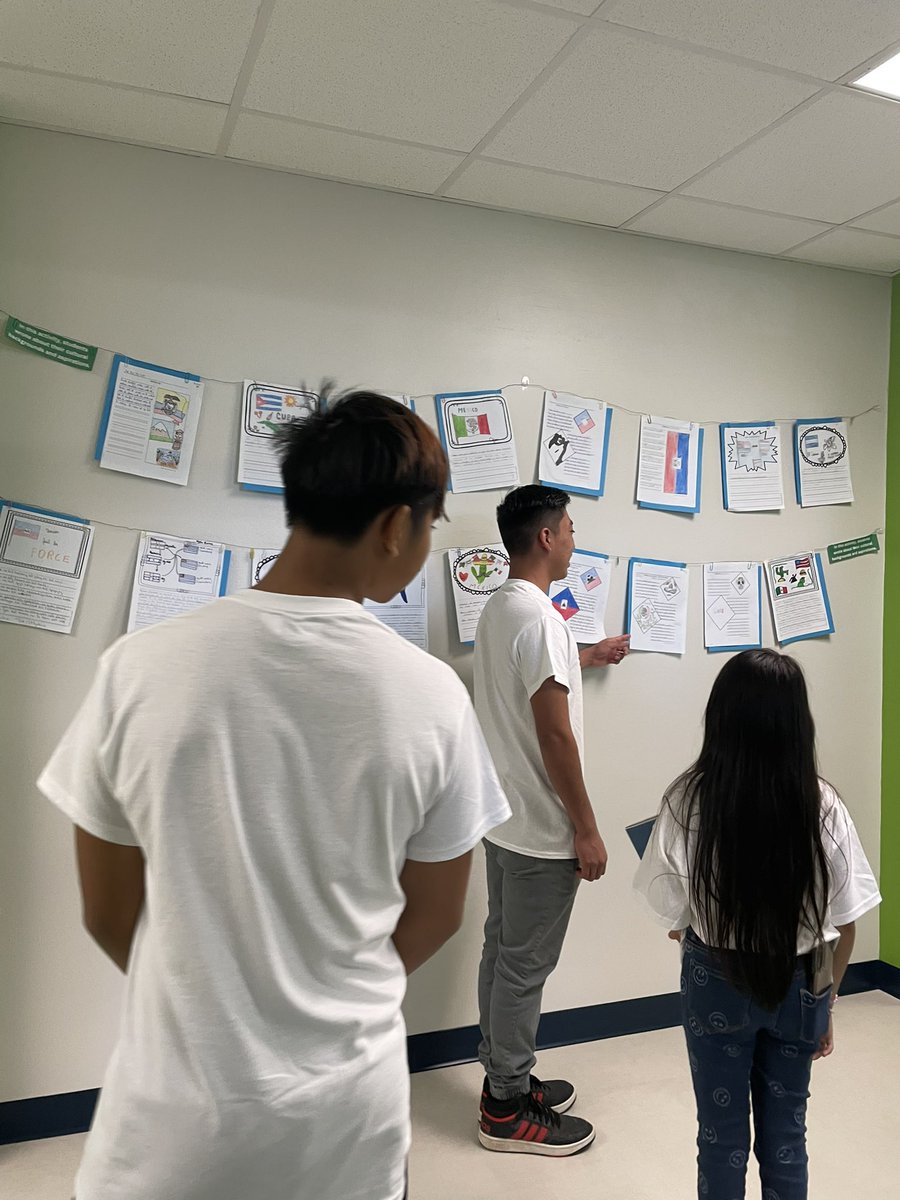 #BetterTogetherGCS |  Students are eager to get first looks at the Sylvia Mendez Newcomers School as well!