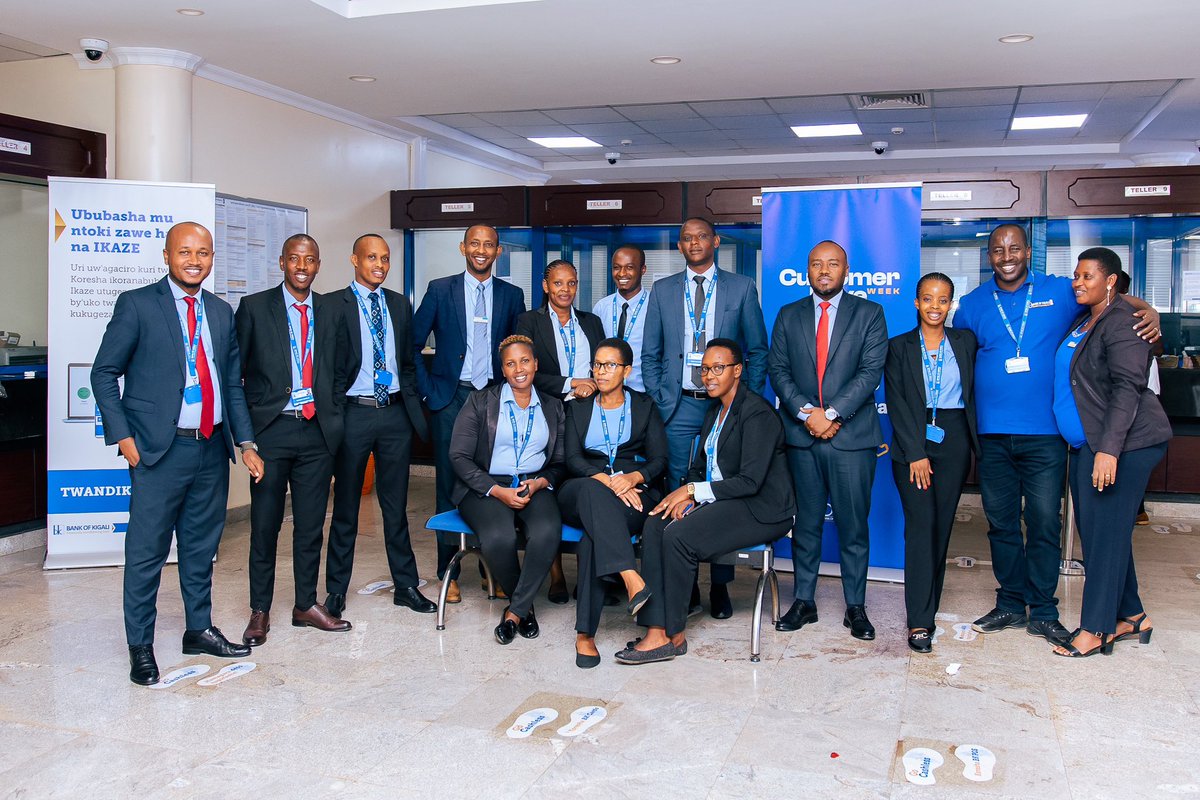 BankofKigali's tweet photo. Continuing with #CustomerLoveWeek, Mr. Serge Mukiza, our Head of Risk, visited the Nyagatare Branch to honor BK clients' steadfast loyalty and continued with customer visits, notably at East African Granite Industries, enhancing our partnerships. #CustomerServiceWeek #BKCares https://t.co/hK4HoT7kus