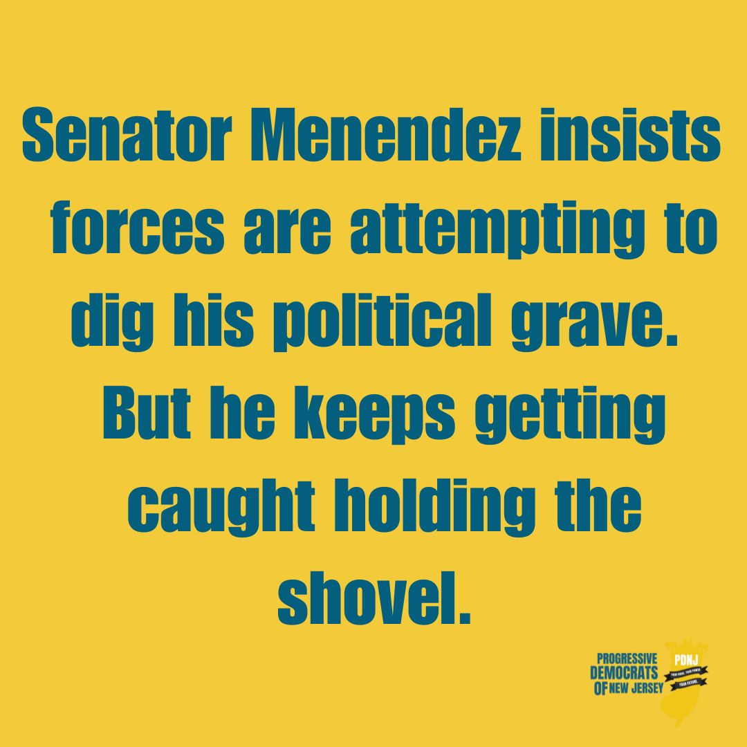 It’s not just you: we have déjà vu too. It’s time for <a href="/SenatorMenendez/">Senator Bob Menendez</a> to resign. Join PDNJ, and help us build progressive power across the state. New Jerseyans deserve better than this!