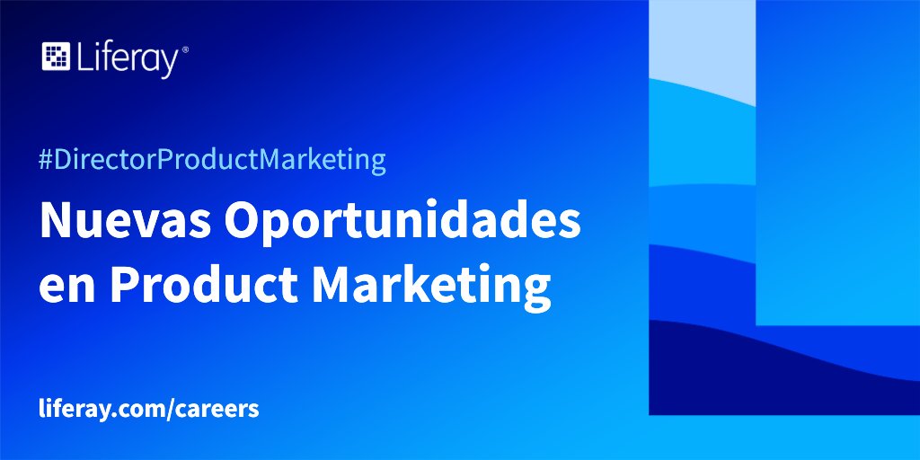 Liferay_es's tweet photo. 🔹 Buscamos Dir. Global de Product Marketing para liderar la estrategia de marketing de productos. Un perfil que haya trabajado en el sector TI, experiencia liderando la planificación y ejecución, así como el posicionamiento del producto (SaaS) y creando material técnico (1/3) ⬇️ https://t.co/Wb6ZDVGPeX