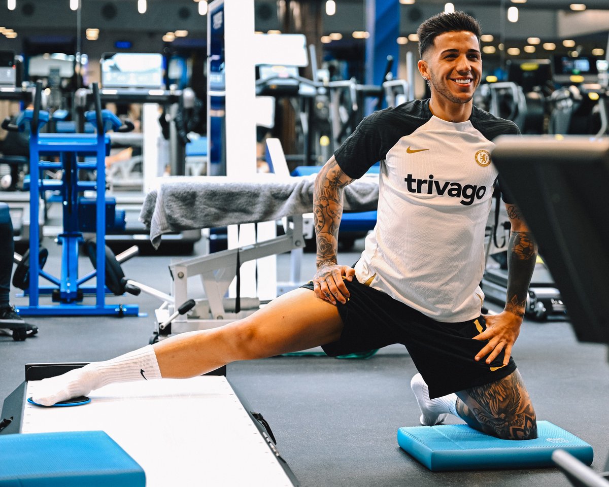 ChelseaFC's tweet image. 😁