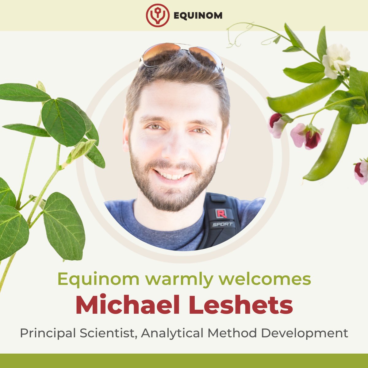 Welcome @MichaelLeshets, who will lead #biochemical methods development and implementation for our innovative #Manna #technology -- cultivating #nonGMO #plantprotein ingredients optimized from the ground up for #efficientprocessing and #desiredtraits in food and beverages.