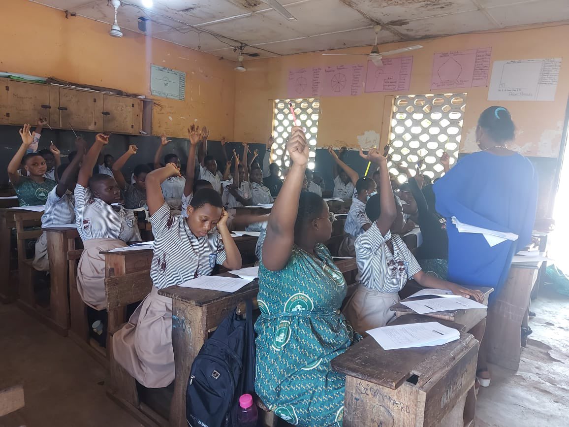GW_MCH's tweet photo. Data collection for Year 2 of Girl Rising in Ghana started today! The GW Center of Excellence is incredibly proud to partner with @delsfoundation who is implementing this program focused on girls' empowerment through financial literacy, agency, and voice. https://t.co/aDQJP0VYNM
