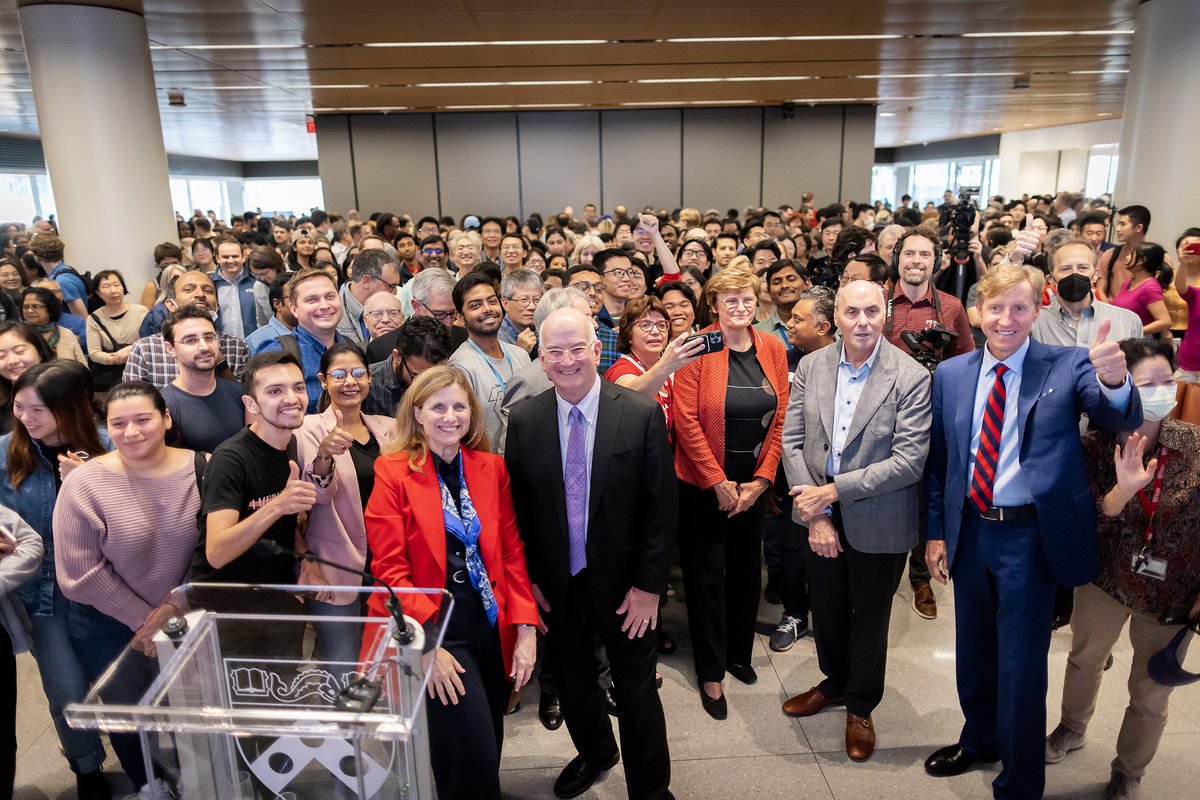 Penn (@penn) on Twitter photo The <a href="/PennMedicine/">Penn Medicine</a> community gathered Monday to toast messenger RNA pioneers and Nobel laureates Katalin Karikó and Drew Weissman. “You guys are the heart of Penn Medicine, you guys are the researchers of the future,” Weissman told the crowd.
Read More: bit.ly/48FIZ5J The <a href="/PennMedicine/">Penn Medicine</a> community gathered Monday to toast messenger RNA pioneers and Nobel laureates Katalin Karikó and Drew Weissman. “You guys are the heart of Penn Medicine, you guys are the researchers of the future,” Weissman told the crowd.
Read More: bit.ly/48FIZ5J